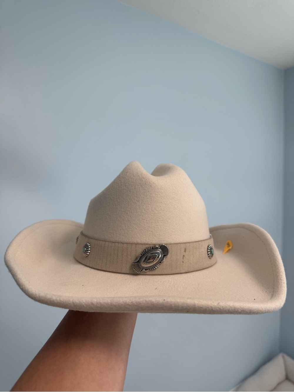 8 other reasons REVOLVE Cream Western Cowboy Hat with Decorative Band